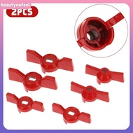 [Beautyoufeel] 2Pcs Aluminum Handle Valve Handle Valve Handle Wrench Red Handle Accessories New