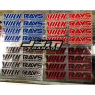 ORIGINAL Rays Volk racing Te37 Sticker Cutting Ori