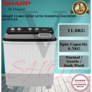 SHARP 10KG || 11KG || 13KG || 15KG SEMI AUTO WASHING MACHINE EST1016 || ESTP1116 || ESTP1316 || ESTP
