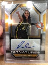 [J.K收藏館]WNBA火花.西雅圖.2屆總冠軍.抄截王.最佳防守.場均17.8分Jordan Canada簽名卡!