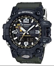 太子/銅鑼灣門市 Casio G-Shock 大泥王 泥人錶 藍寶石玻璃 六局電波 指南針 溫度計 氣壓計 測高 防塵 防泥 太陽能 光動能 黑色 超大錶徑 GWG1000 GWG-1000 GWG-
