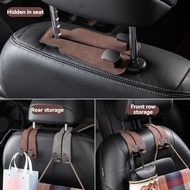 Car Seat Suede Hook Metal Hook Double Interior Hooks Accessories Backrest Car 2