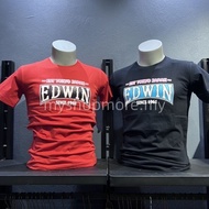 T Shirt Edwin Baju Lelaki Murah Dewasa Tshirt Lelaki Murah Edwin Logo Printed T-shirt Baju Raya 2024