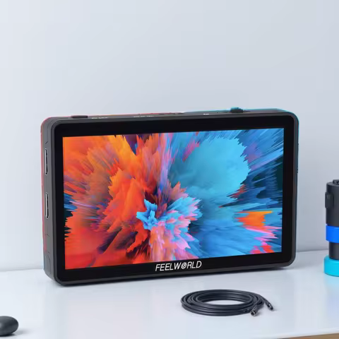 FEELWORLD F6 PLUS V2 4K Monitor 6 Inch on Camera DSLR Field Monitor 3D LUT Touch Screen IPS FHD 1920