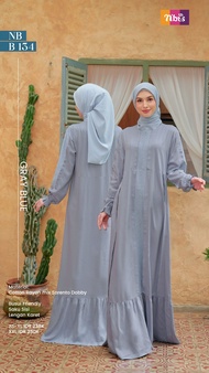 Gamis Wanita Termurah Gamis Nibras NB B134 Nibras Terbaru Pakaian Muslim Wanita
