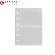 CHINK Multiple Pockets Sleeve, PP Acid Free A7 Photocard Binder Sheets, Transparent Photocard Holder