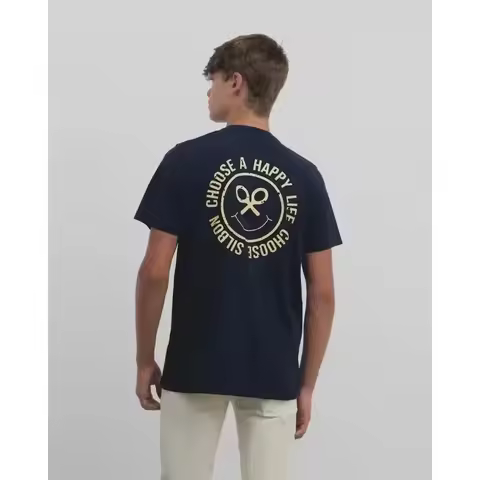 Summer SILBON Fashion T-shirt Men's Summer Comfortable Breathable Top Motorcycle Short Sleeve Men's 