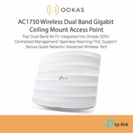 TP-LINK EAP245/EAP265 HD AC1750 Wireless MU-MIMO Gigabit Ceiling Mount Access Point with PoE support