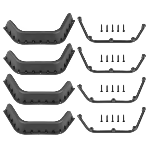 Plastic Wide Fender Flares Set for 1/10 RC Crawler RC4WD Gelande II Defender D90 D110 Body