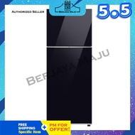 Samsung 476L Bespoke Design 2 Door Inverter Glass Refrigerator RT47CB664422ME (Clean Glass Black)