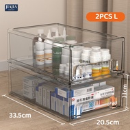 <Buy 3 Get 1 Free> Premium Acrylic Medicine box family drawer type household storage cabinet large c