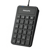 PHILIPS 飛利浦 有線數字鍵盤  SPK6106  黑色