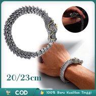 Dragon Head Bracelet 20/23cm Dragon Bracelet Dragon Picture Bracelet Anxiety Bracelet Silver