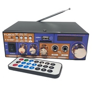 Fleco Amplifier MIni Bluetooth F-618 Stereo Bisa Karaoke