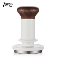 BINCOO Threaded Tamper Italian Elastic Force Tamper with Wooden Handle Coffee Utensil 51MM/58MM