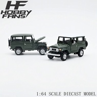 2023presale sở thích người hâm mộ 1:64 1985 Land Cruiser fj40 Diecast Xe Mô Hình Bộ sưu tập thu nhỏ