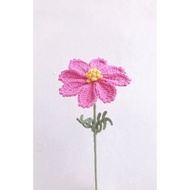 Handmade wool flowers-Cosmos flower-Butterfly flower