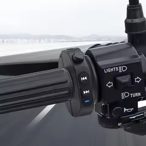 Motorcycle Handlebar Control Bluetooth-compatible Hands-free Calls Bike Waterproof Remote Media Hand
