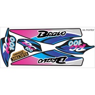 Striping sticker SUZUKI rc100 bravo 95 96 sticker motor