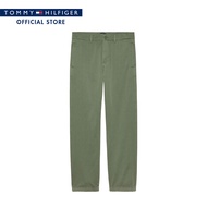 Tommy Hilfiger กางเกงขายาว ผู้ชาย รุ่น DM0DM20289 MR6 - สีเขียว ทรง Regular Fit