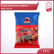 [HALAL CERTIFIED] Swiss Bear Spicy Korean Barbecue Sauce - 1kg | Korean BBQ Sauce | Sos Korea BBQ