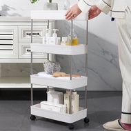 Trolley Rack Baby Multi-Functional Floor Kitchen Multilayer Storage Beauty with Wheels Movable Storage Fantastic