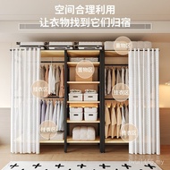 Durable Wardrobe Strong Assembly Wardrobe Corner Simple Open Bedroom Household 90 Wardrobe Simple Wa
