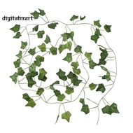 2M 6.6 Feet Artificial Ivy Fake Foliage Leaf Flowers Plants Garland Garden Decoration 2M ( leaf)