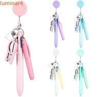 LUMINAR Nurse Ballpoint Pen, Lightweight Badge Holder Retractable Nurse Pen, Nurse Accessories Highl