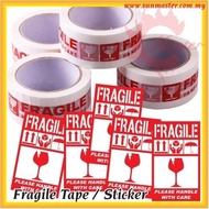Fragile Tape | Fragile Sticker | Fragile Label | OPP Printed Tape | Handle with Care | Fragile Packi