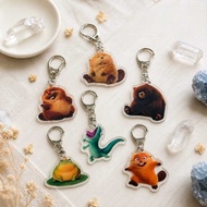 𝗣𝗶𝗻𝗴𝗼 ʀᴇᴀᴅʏ sᴛᴏᴄᴋ | Cute Keychain | Minimalist Bag Decoration | Funny Hopper Animal Acrylic Keychain
