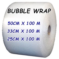 More Size BUBBLE WRAP SINGLE / DOUBLE LAYER (100m)  / Air Bubble Wrap Borong Murah 泡泡纸 气泡膜 包装 [BW02]