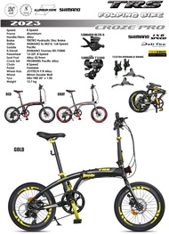 TRS Croze Pro 20"(451) Folding bike Shimano 8 Speed Aluminum frame Bicycle