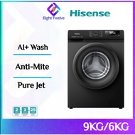 [EXPRESS DELIVERY] HISENSE 9/6kg | 10.5/7kg 2 In 1 Front Load Washer Dryer  | Mesin Basuh & Pengerin