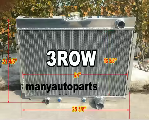 1967 1968 1969 1970 FOR Ford Mustang 3 Row Champion Racing Radiator CC338