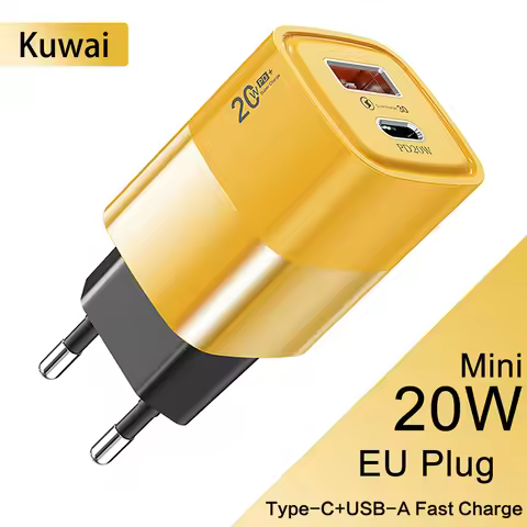 Kuwai 20W Usb Type C Lader Pd Snelle Lading Telefoon Qc 3.0 Quick Opladers Voor Iphone 14 13 12 11 P
