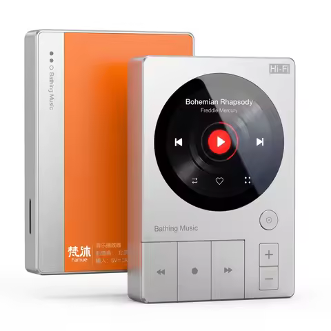 Portable MP3 Player with Screen Bluetooth 5.3 HiFi Lossless Audio DSD256 ES9018 DAC 1.5 Inch Touch D