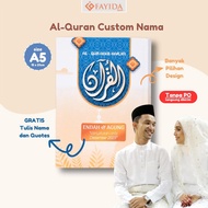 Fayida Quran - DW027 | Al Quran A6 A5 | Al Quran Hampers | Al Quran For Gifts | Al Quran Dowry | Al Quran Custom Name | Quran Tajwid Color | Can Print Name | Premium Quran