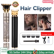 🔥SG STOCK🔥 Men Hair trimmer shaver Professional Rechargeable Electric Hair Clipper Cordless Hair cut