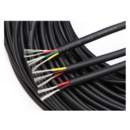200 Meters UL2464 Sheathed Wire Cable 20 AWG Copper Signal Cable 4 Cores Electronic Audio Wire
