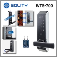 Welcom WTS-700 non-perforated digital door lock + card key 4p set Keyless Entry Door Lock Smart Lock with handle door lock Electronic key