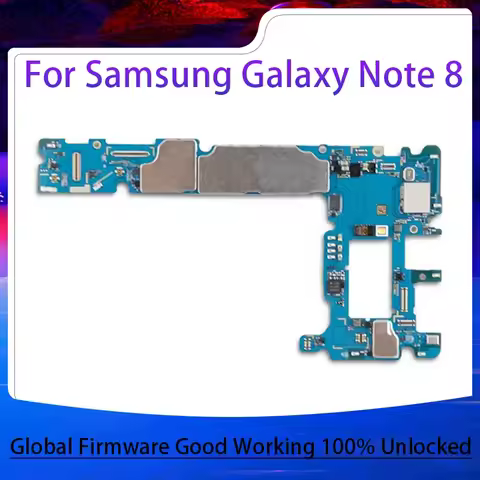 Good Tested 128G For Samsung Galaxy Note 8 N950F N950U N950FD 64G Eu Version Motherboard Unlocked SM