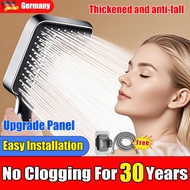 3 in 1 Shower Head Set Filter 900% High Pressure Bathroom with Hose 1.5m One-Key Water Stop Saving