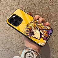 JoJo Bizarre Adventure Glass Phone Case For iPhone 17 16 Pro Max 17Air 15 Pro Max 14 13 12 11 phone 