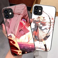 Lycoris Recoil 02 Glass Phone Case For iPhone 17 Air 16 Pro Max 16e 15 Pro Max 14 13 12 11