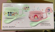 全新 7-11 迪士尼 陶瓷碗連匙羹 A米奇與好友