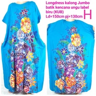 ~[Dijual] daster Longdress kalong jumbo BATIK KENCANA UNGU ASLI ORI