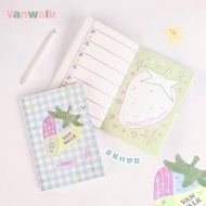 VANWALK Fruit Power A5 Notebook Student Review Learning Illustration Loose Leaf Paper Handmade Diary
