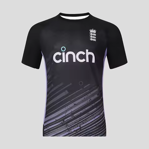 2025 England Cricket Mens Womens Short Sleeve Jersey Limited Edition T-Shirt The Ashes Cricket Train