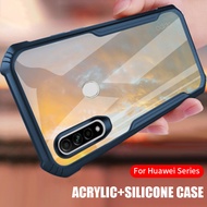Acrylic Blade Anti Drop Silicone Case For Huawei Nova 7i 5T Y7 Y9 2019 Y7P Y5P Phone Cases